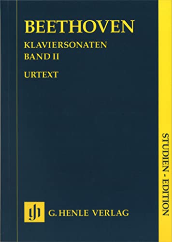 Klaviersonaten, Band II; Studienedition: Besetzung: Klavier zu zwei Händen (Studien-Editionen: Studienpartituren) von Unbekannt