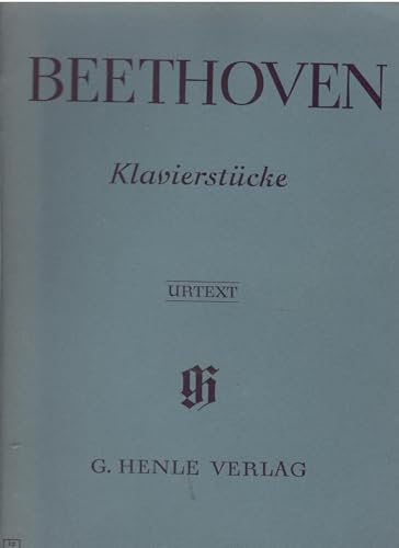 Klavierstücke. Leinenausgabe: Instrumentation: Piano solo (G. Henle Urtext-Ausgabe)