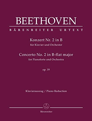 Konzert Nr. 2 in B für Klavier und Orchester, op. 19: Klavierauszug