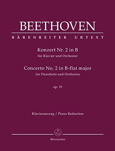 Konzert Nr. 2 in B für Klavier und Orchester, op. 19: Klavierauszug