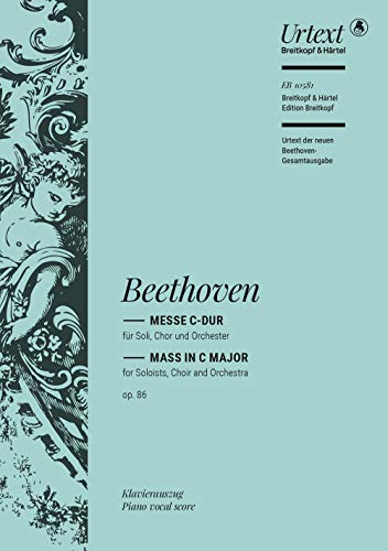 Messe C-dur op. 86 - Urtext nach der neuen Gesamtausgabe - Klavierauszug (EB 10581) von Breitkopf & Hï¿½rtel