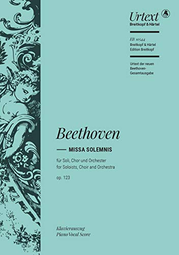 Missa Solemnis D-dur op. 123 - Urtext nach der neuen Gesamtausgabe - Klavierauszug (EB 10544)