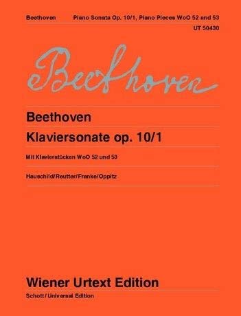 Piano Sonata Op. 10 no. 1 - Wiener Urtext Edition - Piano - Sheet music - (UT50430)