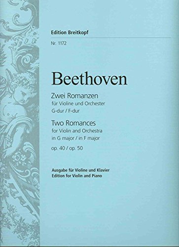 Romanzen G/F-dur op. 40/50 für Violine und Klavier - Bearbeitung (EB 1172)