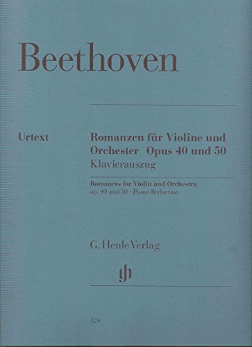 Romanzen Op 40 + 50. Violine, Klavier: Klavierauszug: Instrumentation: Violin and Piano, Violin Concertos (G. Henle Urtext-Ausgabe) Romanzen Op 40 + 50. Violine, Klavier: Klavierauszug: Instrumentation: Violin and Piano, Violin Concertos (G. Henle Urtext-Ausgabe)