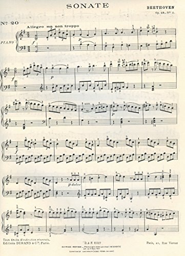 Sonate En Sol Majeur Op 49 N 2 N 20 Piano Sonate En Sol Majeur Op 49 N 2 N 20 Piano