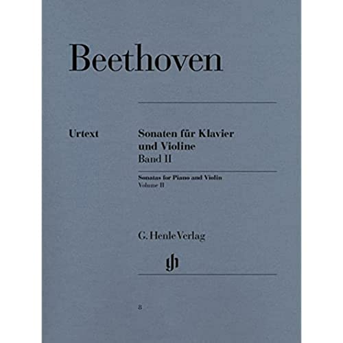 Sonaten für Klavier und Violine, Band II: Besetzung: Violine und Klavier (G. Henle Urtext-Ausgabe) von Henle, G. Verlag