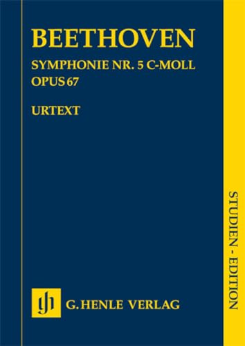 Symphonie Nr. 5 c-moll, op. 67; Studien-Edition: Besetzung: Werke für Orchester (Studien-Editionen: Studienpartituren) von Henle, G. Verlag