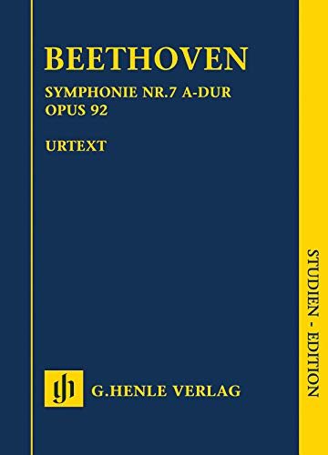 Symphonie Nr. 7 A-dur op. 92; Studien-Edition: Instrumentation: Orchestral works (Studien-Editionen: Studienpartituren)