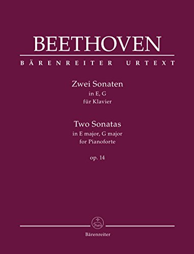 Zwei Sonaten für Klavier E-Dur, G-Dur op. 14.BÄRENREITER URTEXT.Spielpartitur Zwei Sonaten für Klavier E-Dur, G-Dur op. 14.BÄRENREITER URTEXT.Spielpartitur