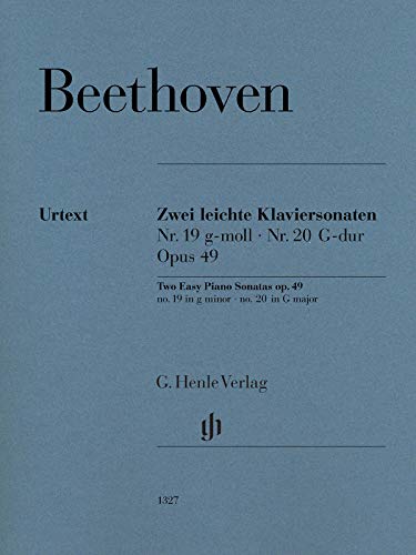 Zwei leichte Klaviersonaten Nr. 19 und 20 op. 49: Instrumentation: Piano solo (G. Henle Urtext-Ausgabe) von Henle, G. Verlag