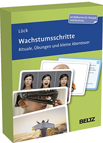 Wachstumsschritte: Rituale, Übungen und kleine Abenteuer in Therapie und Beratung. Kartenset mit 60 Bildkarten in stabiler Box, Kartenformat 9,8 x ... 24-seitigem Booklet (Beltz Therapiekarten) von Beltz