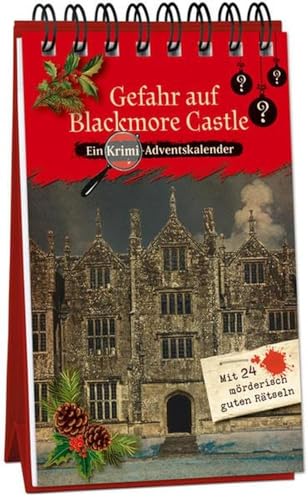 Gefahr auf Blackmore Castle: Ein Krimi-Adventskalender mit 24 möderisch guten Rätseln (Inspector Morrissey ermittelt)