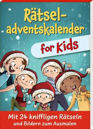 Rätseladventskalender for Kids: Mit 24 kniffligen Rätseln und Bildern zum Ausmalen von Kaufmann Ernst Vlg GmbH