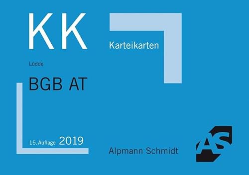 Karteikarten BGB Allgemeiner Teil Karteikarten BGB Allgemeiner Teil