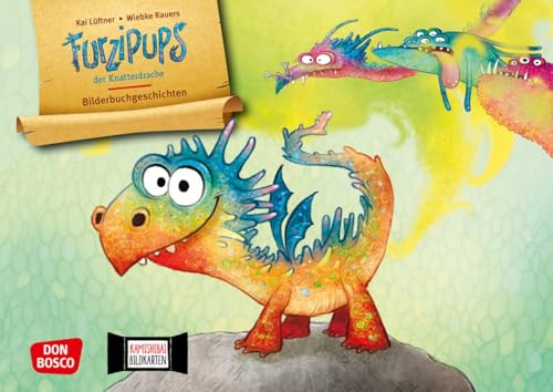 Furzipups, der Knatterdrache. Kamishibai Bildkartenset: Entdecken - Erzählen - Begreifen: Bilderbuchgeschichten. Drachengeschichte in Reimen für Kinder (Bilderbuchgeschichten für unser Erzähltheater) von Don Bosco