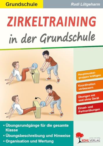 Zirkeltraining in der Grundschule: Hauptmuskelgruppen kräftigen