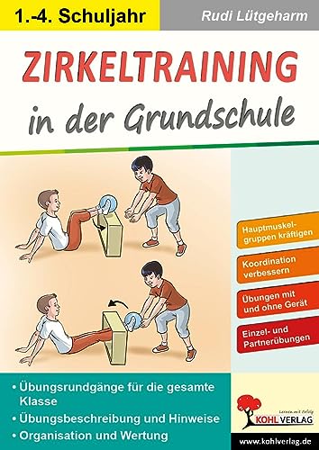 Zirkeltraining in der Grundschule: Hauptmuskelgruppen kräftigen