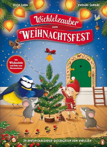 Wichtelzauber zum Weihnachtsfest - 24 Adventskalender-Geschichten zum Vorlesen: Extragroßes Pappbilderbuch mit herausnehmbarer Wichteltür und Dekoelementen ab 3 Jahren Wichtelzauber zum Weihnachtsfest - 24 Adventskalender-Geschichten zum Vorlesen: Extragroßes Pappbilderbuch mit herausnehmbarer Wichteltür und Dekoelementen ab 3 Jahren