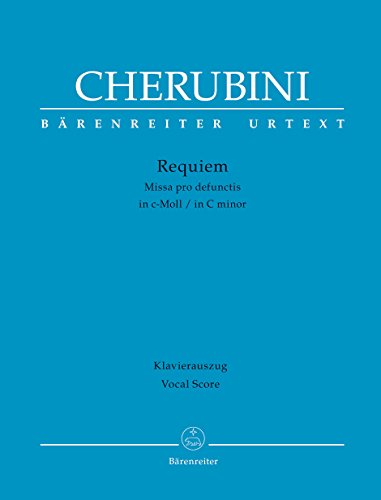 Requiem c-Moll. Missa pro defunctis. Klavierauszug, Urtextausgabe von BARENREITER