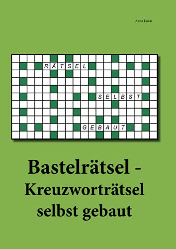 Bastelrätsel - Kreuzworträtsel selbst gebaut