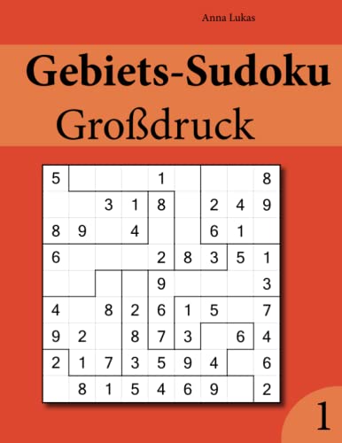 Gebiets-Sudoku Großdruck 1 Gebiets-Sudoku Großdruck 1 von udv