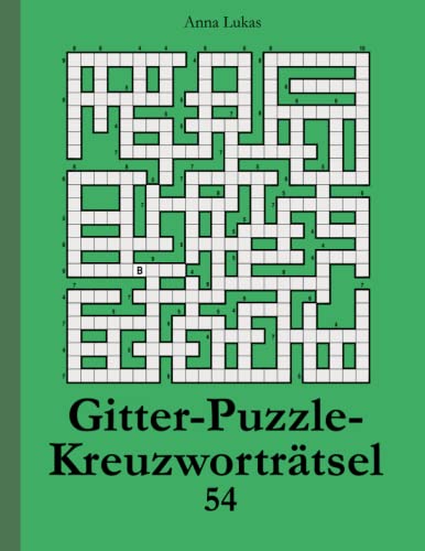 Gitter-Puzzle-Kreuzworträtsel 54