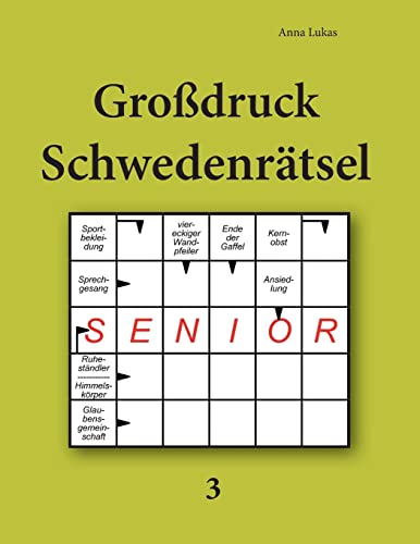 Großdruck Schwedenrätsel 3 von Ulric de Varens