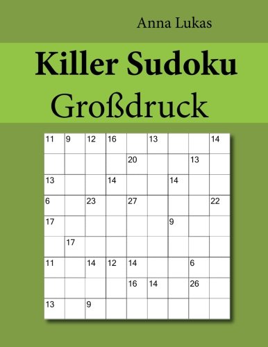 Killer Sudoku Großdruck von udv