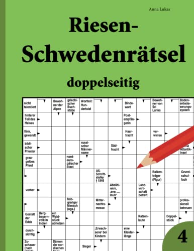 Riesen-Schwedenrätsel doppelseitig 4 Riesen-Schwedenrätsel doppelseitig 4