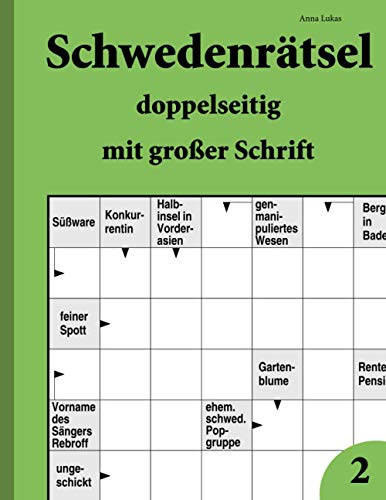 Schwedenrätsel doppelseitig mit großer Schrift 2