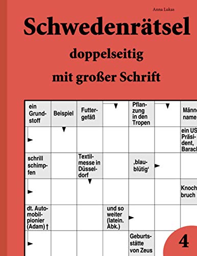 Schwedenrätsel doppelseitig mit großer Schrift 4