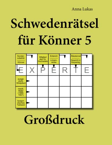 Schwedenrätsel für Könner 5 Großdruck von udv