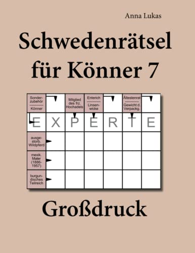 Schwedenrätsel für Könner 7 Großdruck von udv