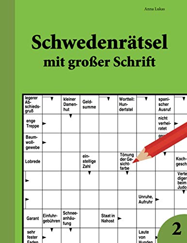 Schwedenrätsel mit großer Schrift 2 von udv