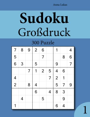 Sudoku Großdruck 300 Puzzle 1