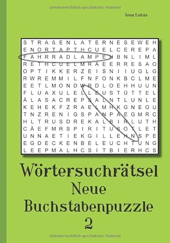 Wörtersuchrätsel - Neue Buchstabenpuzzle 2 von udv