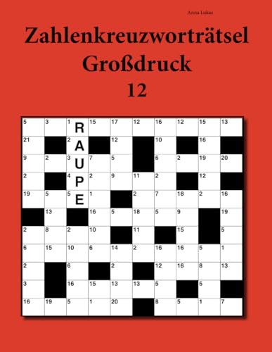 Zahlenkreuzworträtsel Großdruck 12 von udv