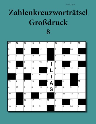 Zahlenkreuzworträtsel Großdruck 8