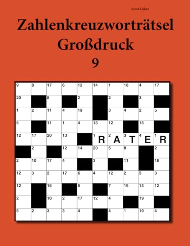 Zahlenkreuzworträtsel Großdruck 9