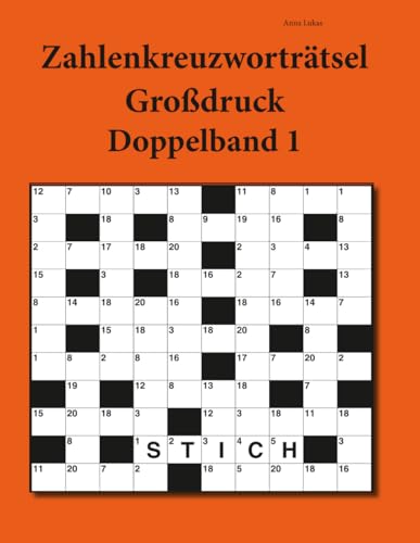 Zahlenkreuzworträtsel Großdruck: Doppelband 1 von udv