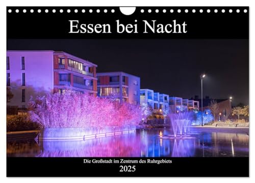 Essen bei Nacht (Wandkalender 2025 DIN A4 quer), CALVENDO Monatskalender von CALVENDO