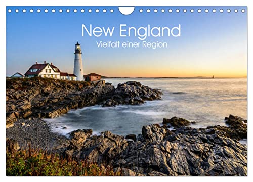 New England - Vielfalt einer Region (Wandkalender 2024 DIN A4 quer), CALVENDO Monatskalender von CALVENDO