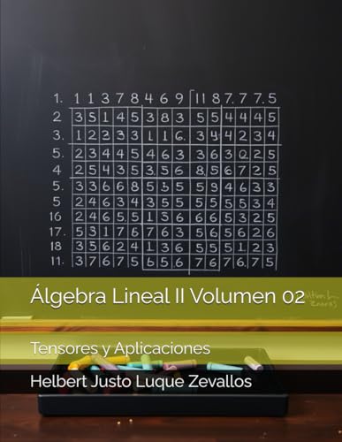 Álgebra Lineal II Volumen 02: Tensores y Aplicaciones (Licenciatura de Matematicas) von Independently published