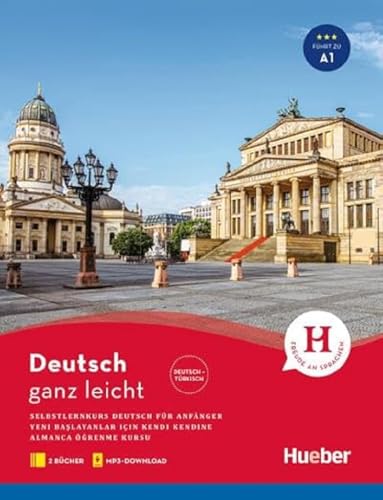 Deutsch ganz leicht A1: Selbstlernkurs Deutsch für Anfänger – Yeni başlayanlar için kendi kendine Almanca öğrenme kursu / Paket: Textbuch + ... Paket: Textbuch + Arbeitsbuch + MP3-Download