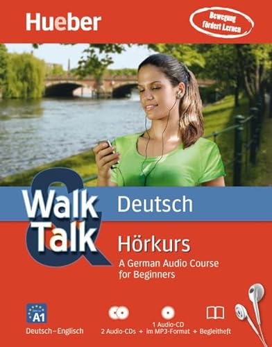 Walk & Talk Deutsch Hörkurs: Deutsch - Englisch / 2 Audio-CDs + 1 MP3-CD + Begleitheft: A German Audio Course for Beginners. Deutsch-Englisch. Bewegung fördert Lernen. Führt zu Niveau A1 (AUTO)