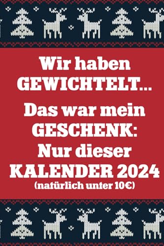 Wichtelgeschenk unter 10 Euro: Jahreskalender Buch ein witziges Wichtelgeschenk beim Weihnachtswichteln als Wichteln Geschenkidee Frauen die wichteln unter 10 Euro beim Julklapp abgemacht haben