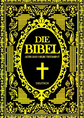 Die Bibel: Altes und Neues Testament für Christian Abdeckung in Schwarz