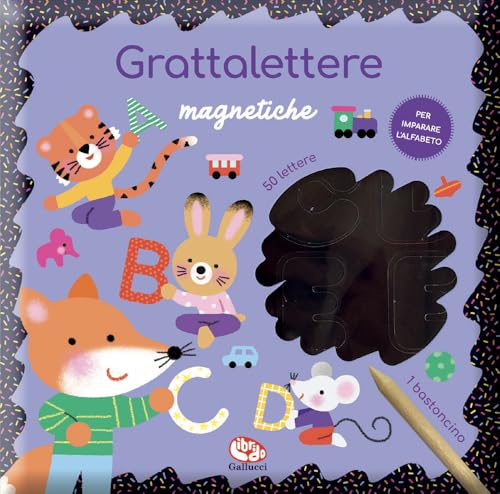 Grattalettere magnetiche (Libri attività) von Librido Gallucci