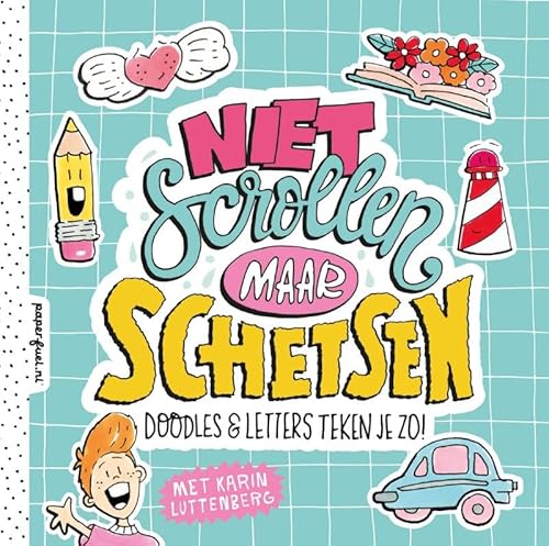 Niet scrollen maar schetsen: Doodles & letters teken je zo! von Paperfuel